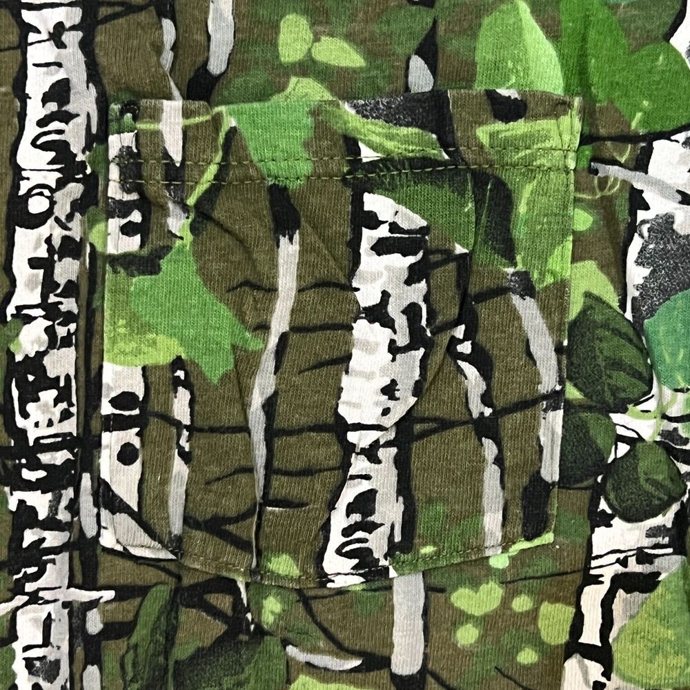 Vintage 90s Liberty Rocky Mountain Camo Long Sleeve T-Shirt Aspen Realtree - XL - Picture 2 of 8
